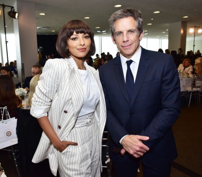 NEW YORK, NEW YORK - MARCH 01: Kat Graham and Ben Stiller attend the UN Women For Peace Association 2019 Awards Luncheon at United Nations Headquarters on March 01, 2019 in New York City. (Photo by Sean Zanni/Patrick McMullan via Getty Images)